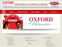 Tablet Screenshot of nigerbiscuit.com